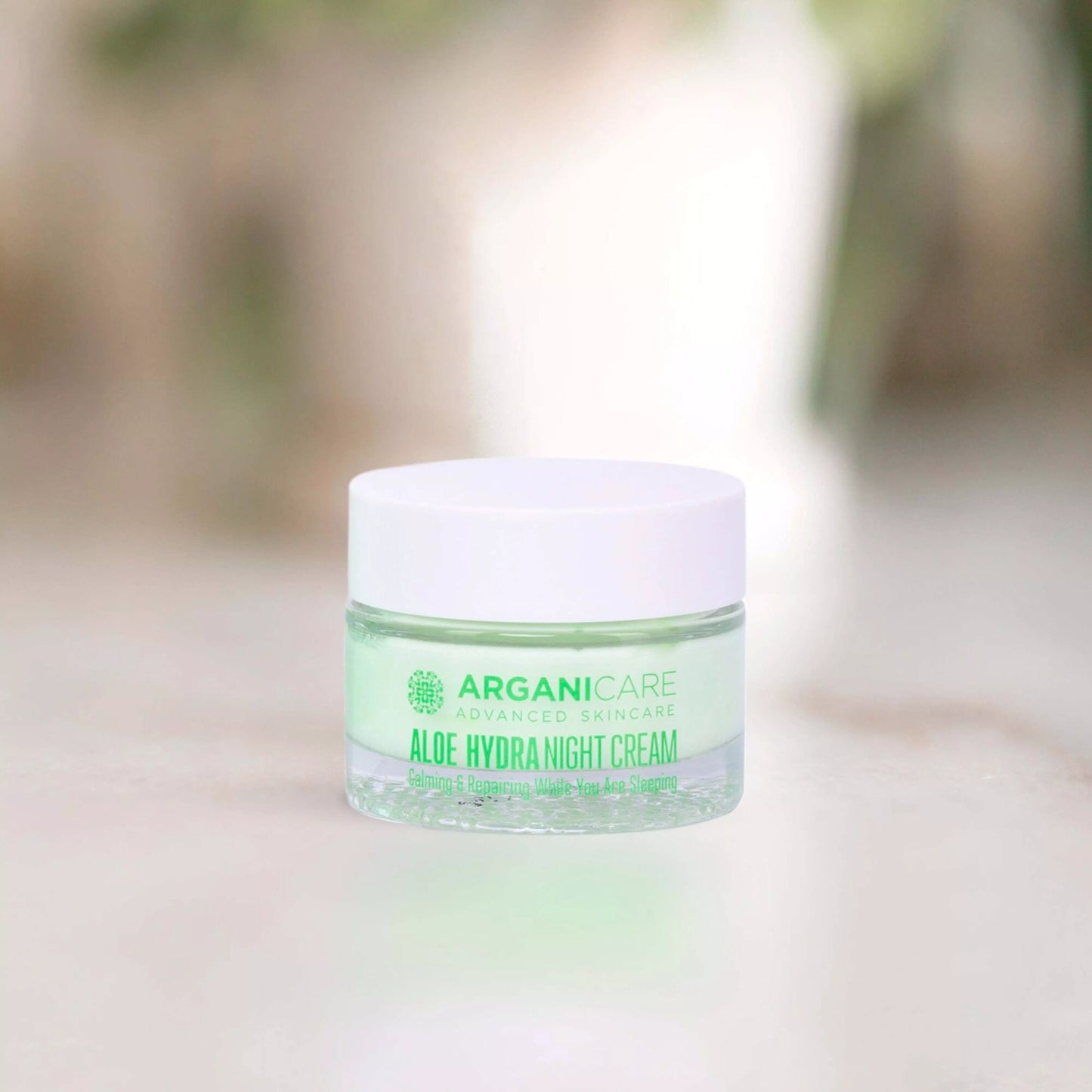 ARGANICARE Crème de nuit nourrissante et régénérante - Tous types de peaux - Aloe Vera