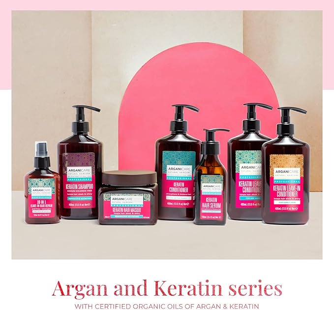 ARGANICARE Spray réparateur 10-en-1 sans-rinçage - Kératine