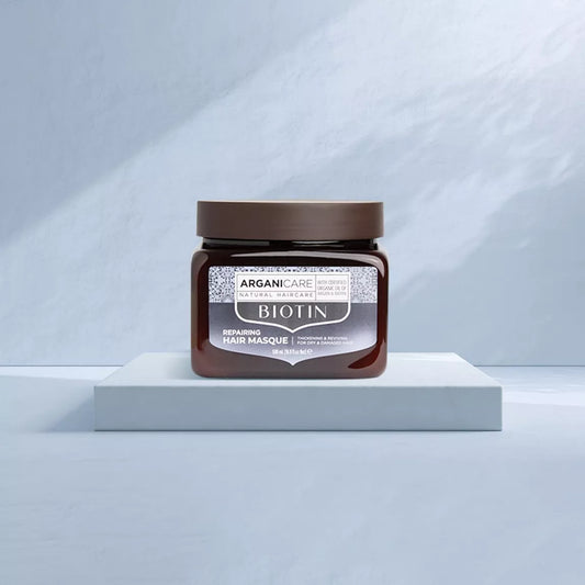 ARGANICARE Masque hydratant et réparateur à la Biotine - Cheveux secs et abîmés